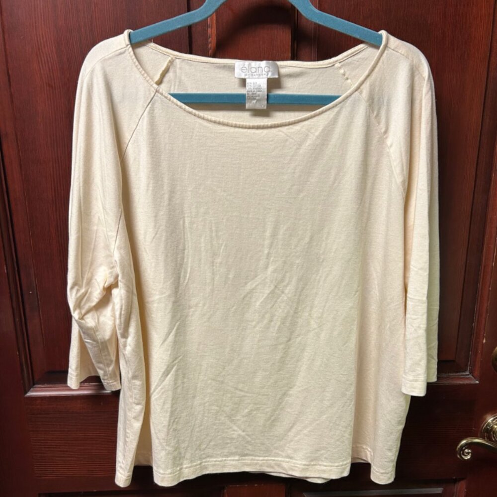 Elana by Tanner 3/4 Sleeve Silk Top